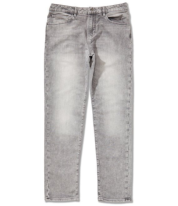 Armani Exchange Slim Fit Stretch Denim Jeans, Light Grey - Image 1