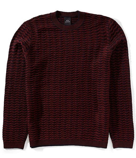 Armani Exchange Stripe Sleeve Sweater | Dillard's