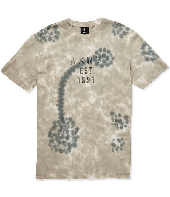 Armani Exchange Tie Dye Short Sleeve T-Shirt