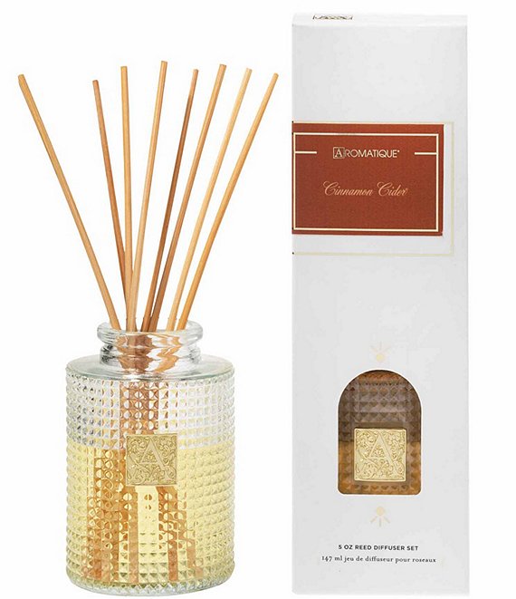 Aromatique Cinnamon Cider Reed Diffuser Set | Dillard's