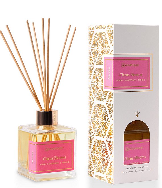 Aromatique Citrus Blooms Reed Diffuser Set