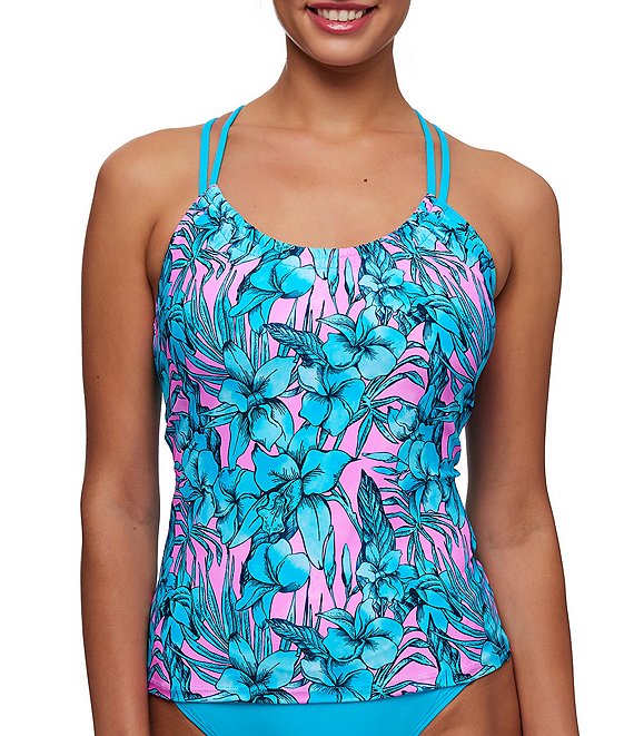 Athena Next by Athena Good Karma Luau 3rd Eye Hibiscus Floral Scoop ...