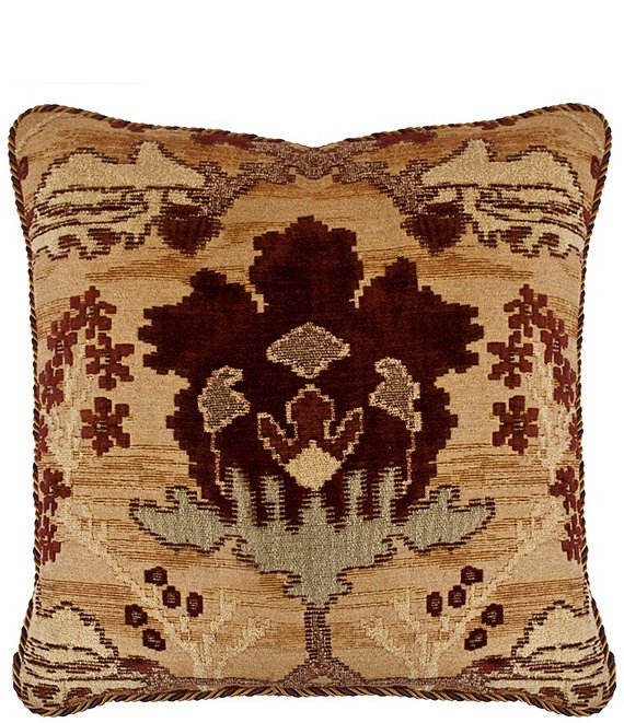 Austin Horn Classics Dakota 18#double; Main Chenille Jacquard Decorative Square Pillow