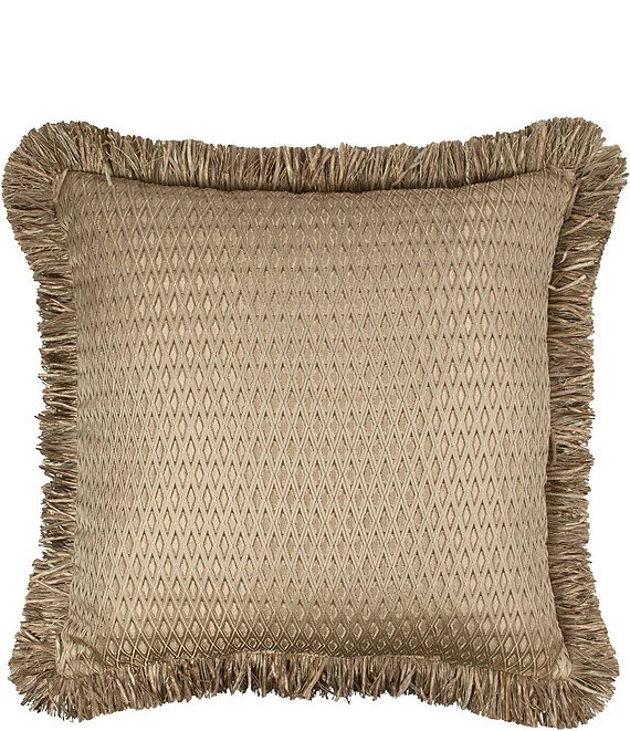 Austin Horn Classics Prosper Fringe Trim Square Pillow | Dillard's