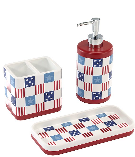 Avanti Linens Americana Heritage Collection 3-Piece Bath Accessory Vanity Set