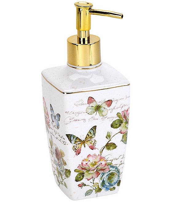 Avanti Linens Butterfly Garden Lotion Pump