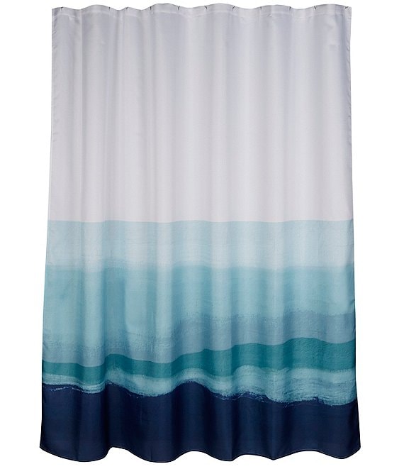 Avanti Linens Coastal Seascape Printed Shower Curtain