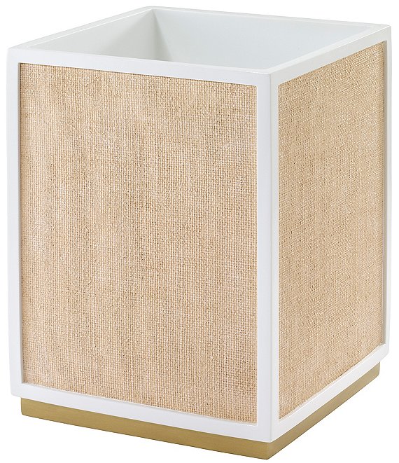 Avanti Linens Haven Collection Panel Framed Wastebasket