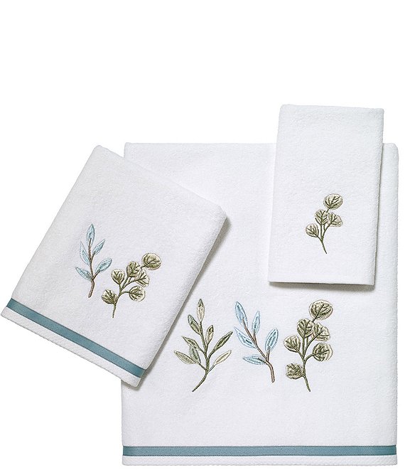 3-Pieces Embroidered Hotel Bath Towels