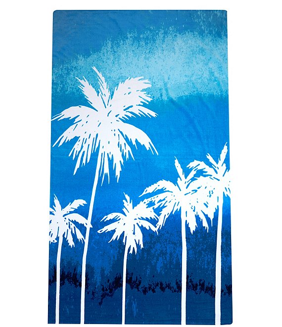 Avanti Linens Outdoor Collection Palm Trees Beach Towel