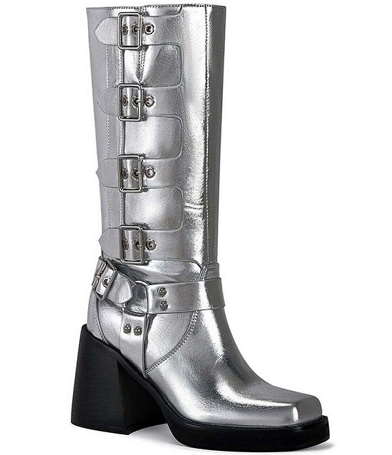 Dillards shop silver boots