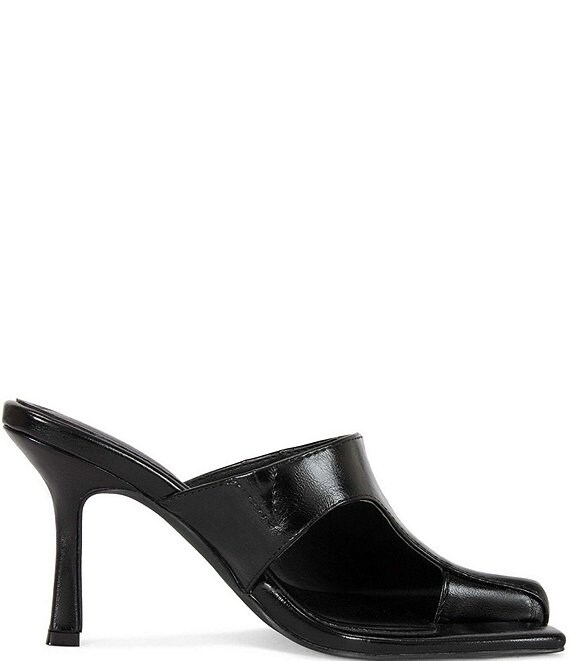 Azalea Wang Jonene Open Square Toe Square Stiletto Mules | Dillard's