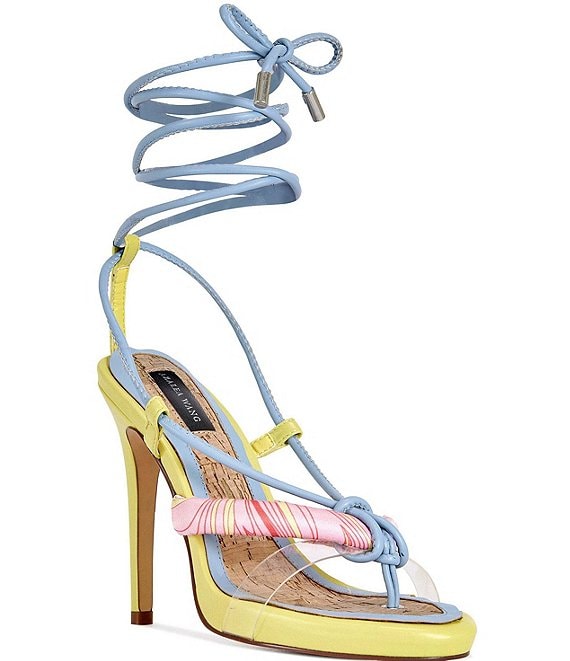 Azalea Wang Somerset Thong Ankle Wrap Sandals