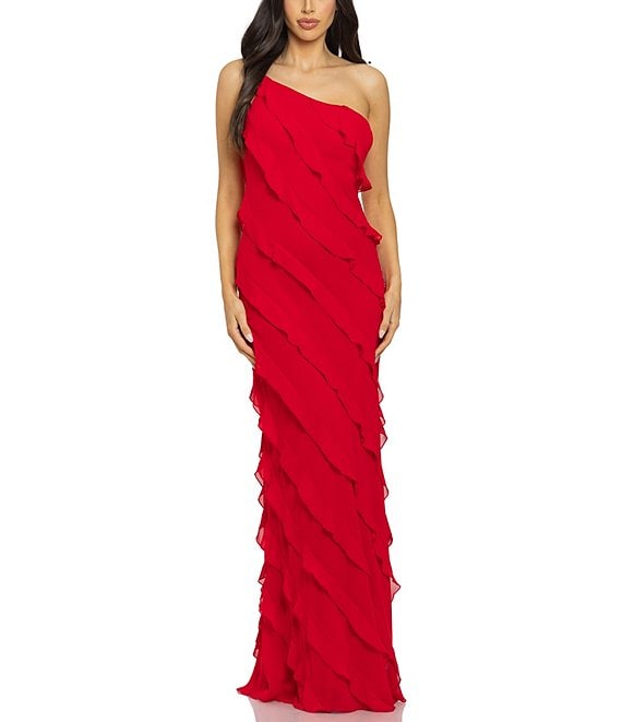 Red Spaghetti Strap Maxi Dress