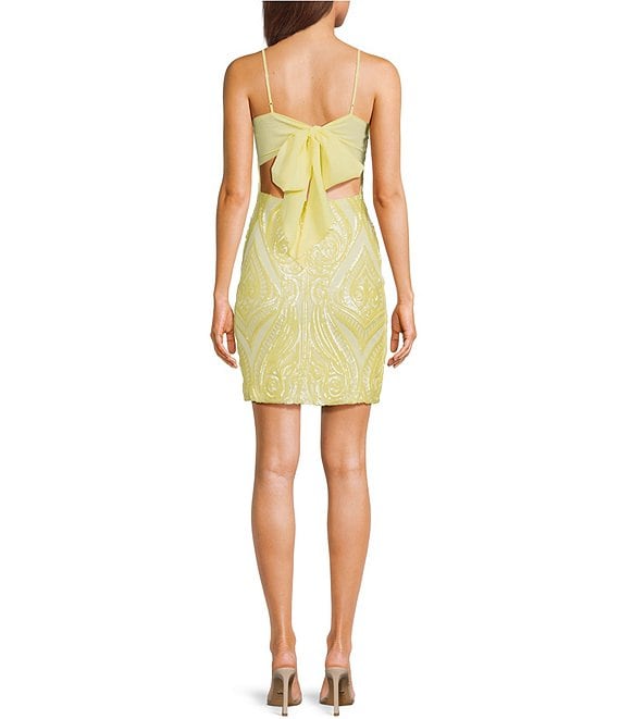 b smart sequin dress Juniors' B. Halter V-Neck Bodycon Pattern sequins Juniors' B. Smart Sequin Bodycon