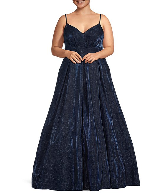 Dillards plus size ball gowns hotsell