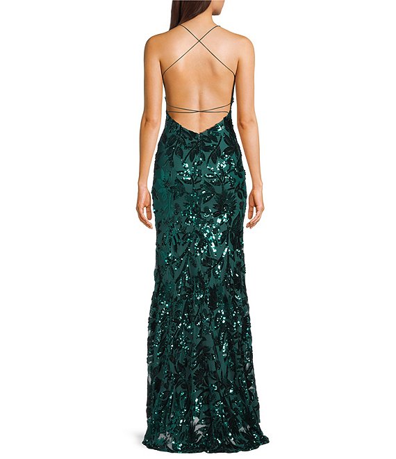 b darlin green sequin dress B. Darlin Dresses for Women with Sequins for sale