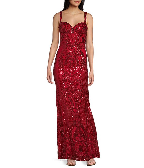 B. Darlin. Gorgeous buy sexy red dress with gold zipper.