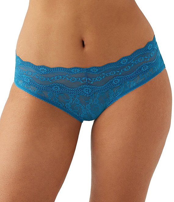 Flattering Lace Cotton Stretch Brief Panty