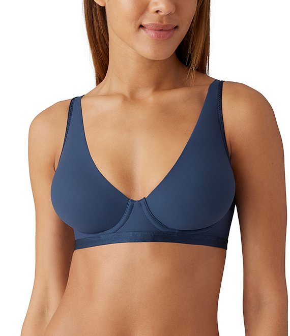 Color:Crown Blue - Image 1 - Nearly Nothing Plunging Underwire Bra
