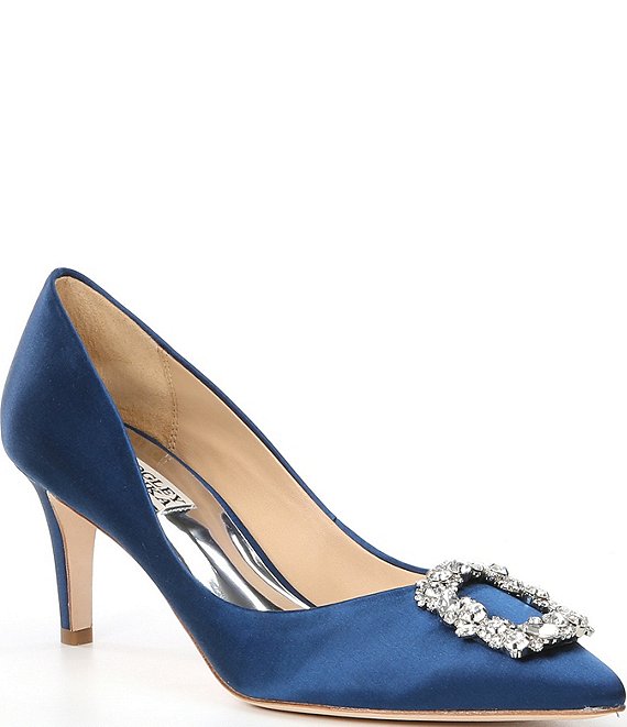 dillards blue heels