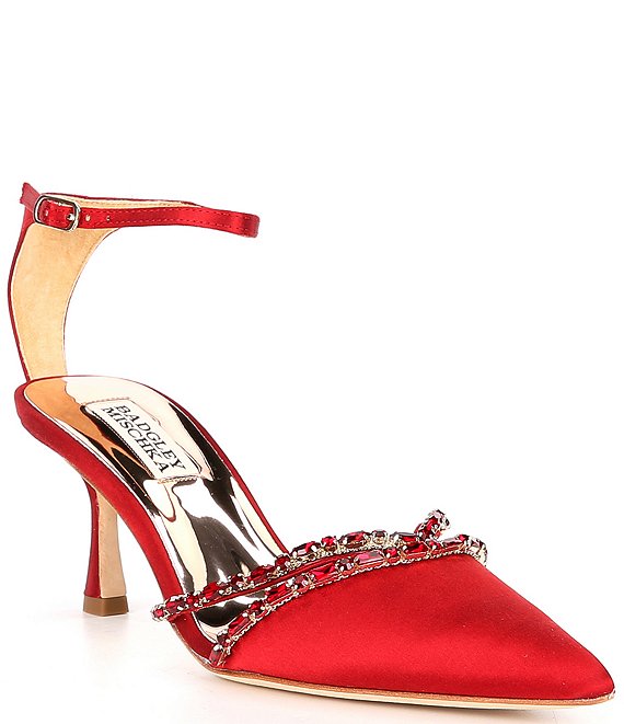 Badgley mischka rouge embellished on sale pumps