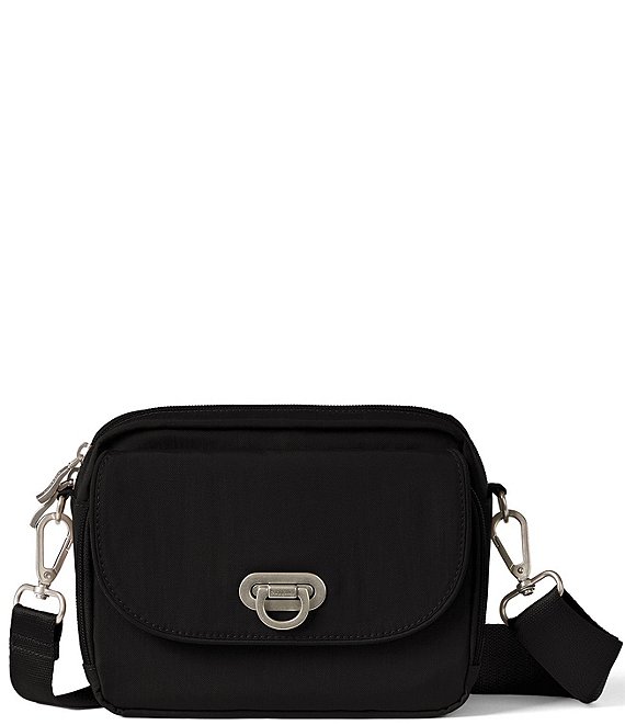 Baggallini Coastal Flip Lock Collection Camera Crossbody Bag