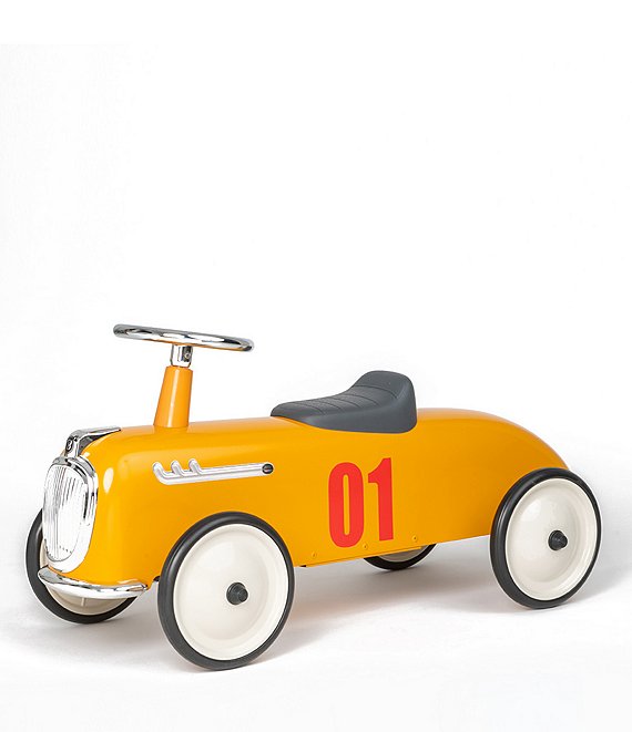 Color:Camel - Image 1 - Vintage Roadster Numbered Ride-On Car