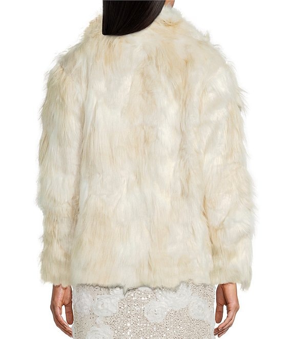 Bailey Rose Faux Fur Mid Length Jacket | Dillard's