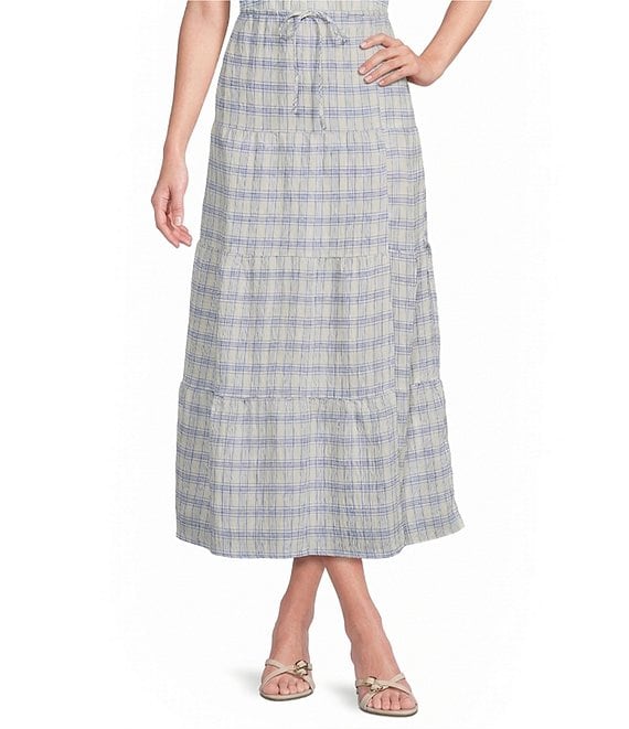 Bailey Rose Plaid Coordinating Maxi Skirt