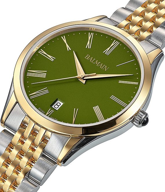Balmain Paris Men's Quartz Analog Two Tone Stainless Steel