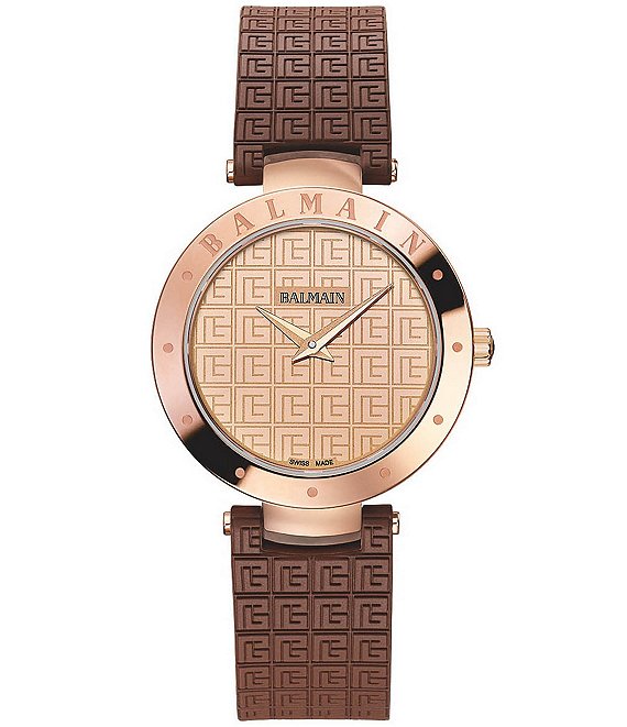 Balmain Paris Women's Quartz Analog Leather Strap Watch