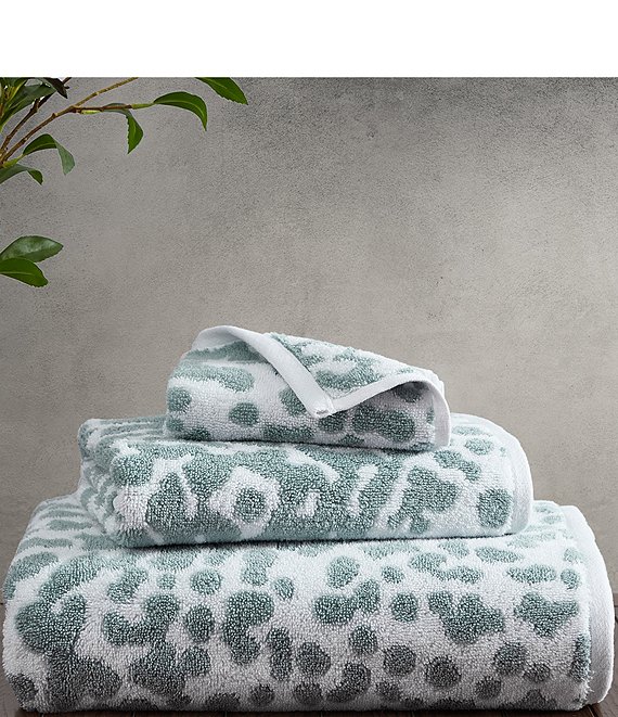 Gray patterned towels sale