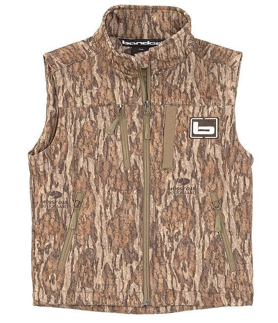 Color:Bottomland - Image 1 - Banded Big Boys 8-20 Camo Soft Shell Vest
