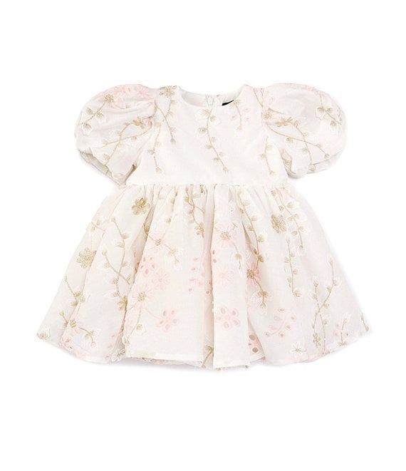 DIDuStore 6/24 Months Baby Girl Clothes Models Flower Embroidered Strappy  Slopet Girl Dress - Trendyol