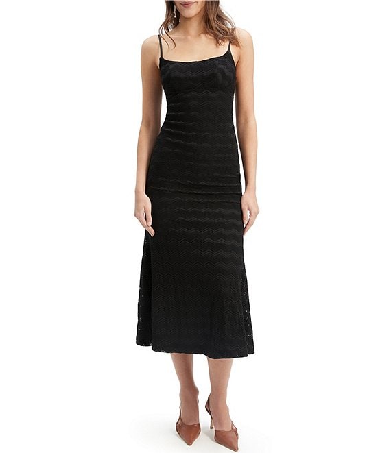 Bardot Stretch Scoop Neckline Sleeveless Midi Slip Dress | Dillard's