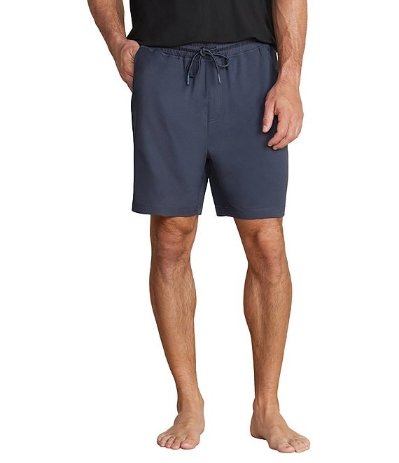 Barefoot Dreams Barefoot Dreams Malibu Collection® Butterchic 7#double; Sleep Shorts, Indigo - Image 1