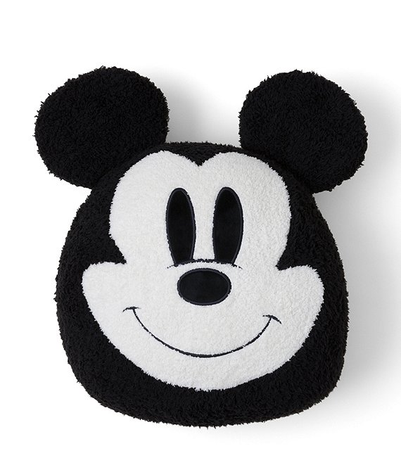 Color:Black Multi - Image 1 - CozyChic® Classic Disney Mickey Mouse Pillow