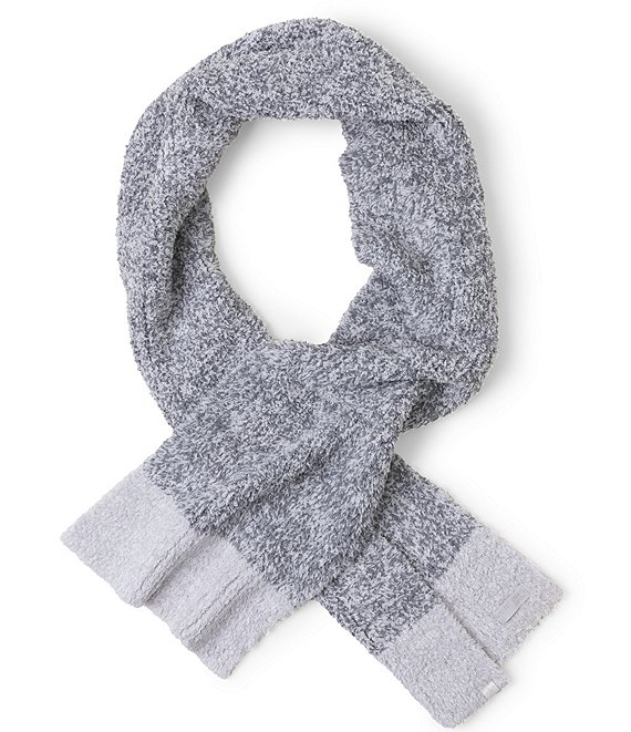 Color:Graphite Multi - Image 1 - CozyChic Heathered Tipped Scarf