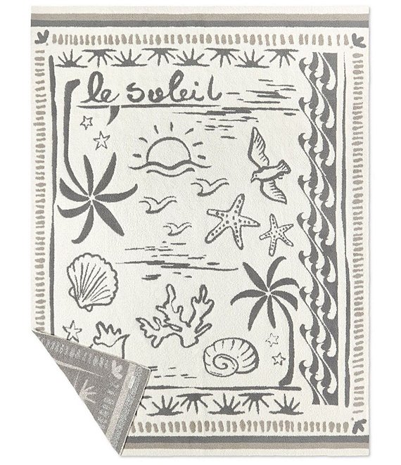 Barefoot Dreams CozyChic Le Soleil Throw Blanket