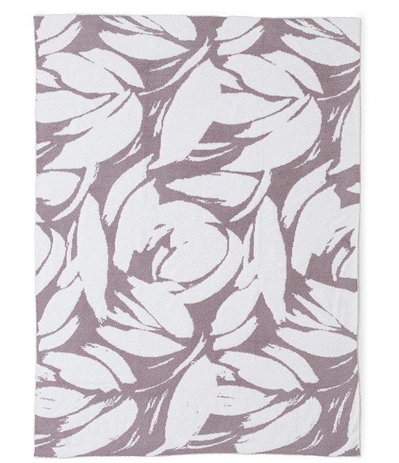 Color:Deep Taupe/Pearl - Image 1 - CozyChic Petals Throw Blanket