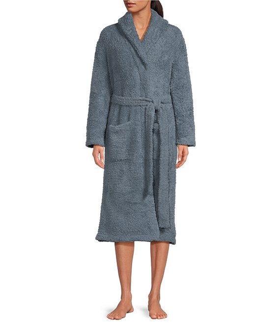 Color:Baltic Blue - Image 1 - Unisex CozyChic® Long Wrap Cozy Robe