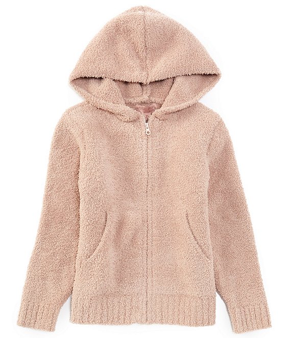 Barefoot Dreams CozyChic Youth Hoodie Willow 6 7