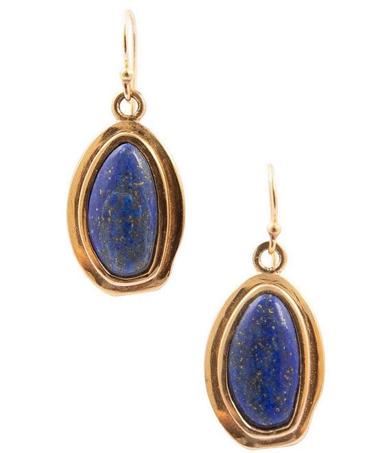 Barse Arden Lapis Drop Earrings