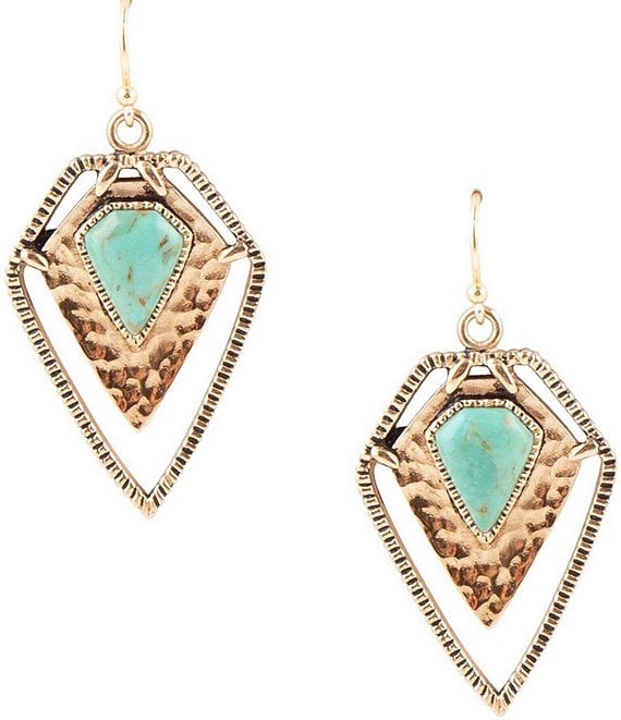 Dreamcatcher Mandala Earrings, Genuine Turquoise, Sterling Wire Wrap