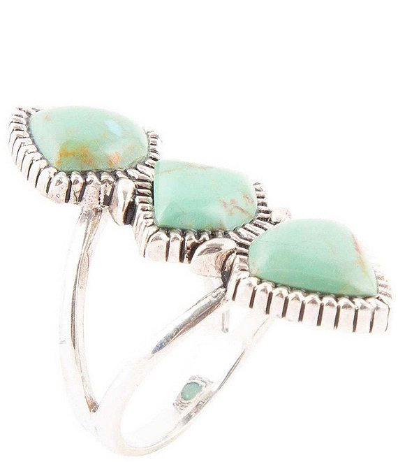 Barse Sterling Silver And Genuine Turquoise Statement Ring | Dillard's