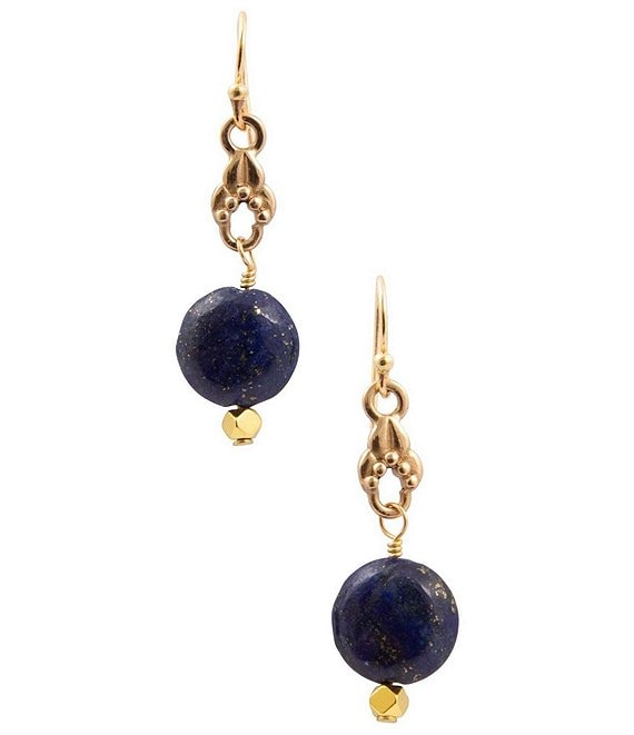 Barse Wind Dancer Lapis Drop Earrings