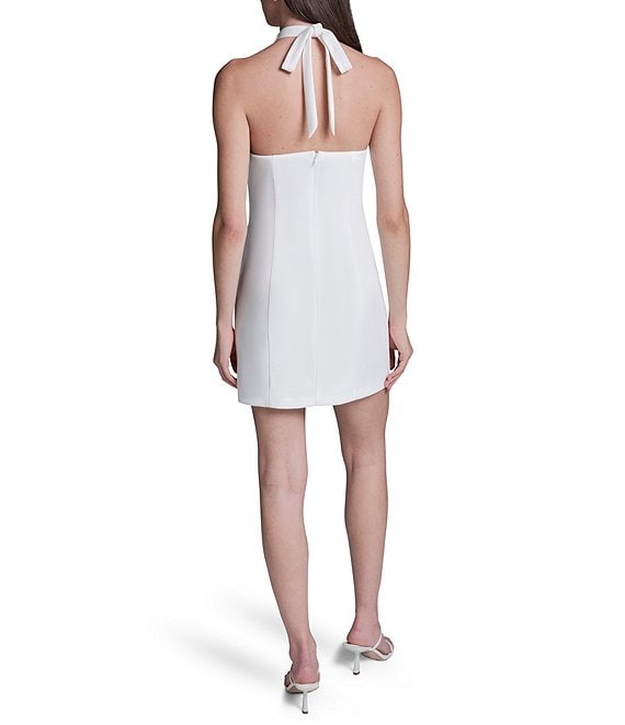 bcbg silk halter dress BCBG Silk Halter Dress  House of Sadie-Sha