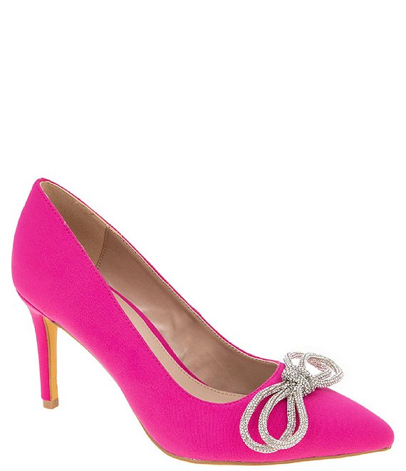 Hb shoes bow on sale & tassel pumps