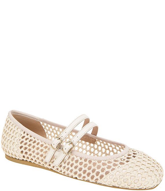 BCBGeneration Harisa-2 Woven Mary Jane Ballet Flats | Dillard's